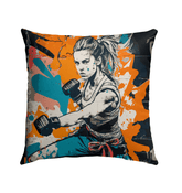 Stay focused, stay fierce Outdoor Pillow - Beyond T-shirts